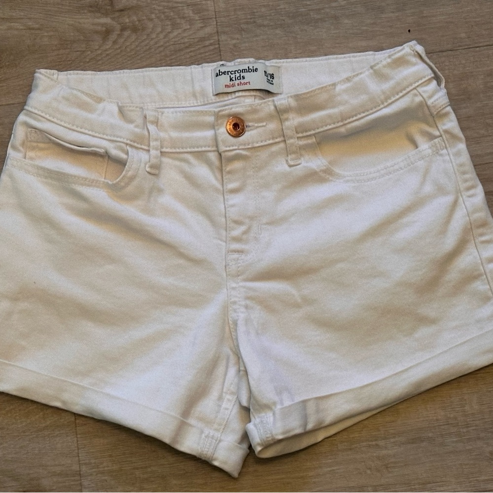 Abercrombie Kids Sz 15/16 Midi short with adjustable waist